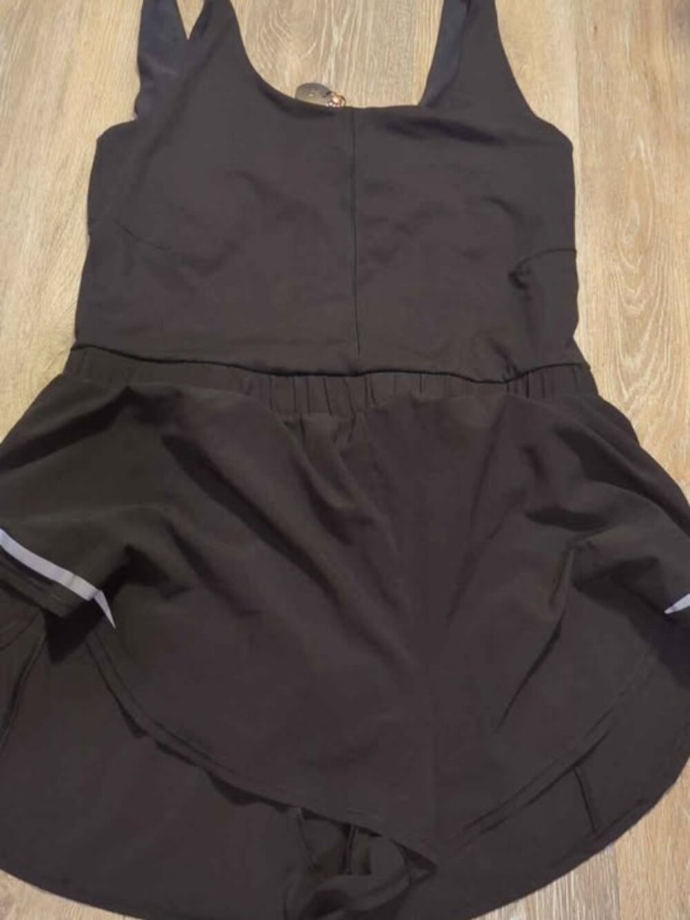CALIA Run Romper Pure Black Large new